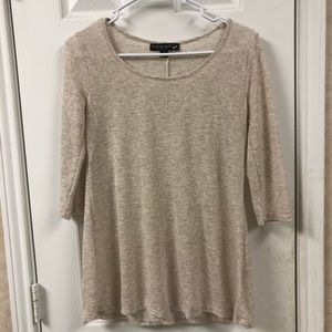 Cream 3/4 Sleeve Top